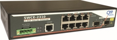 4-Port Managed Industrial Gigabit Ethernet Switch, -40° to 75°C, DIN