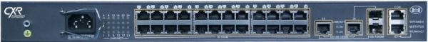 Switch Gigabit Ethernet 24 ports FE et 2 GbE