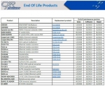 end of life products